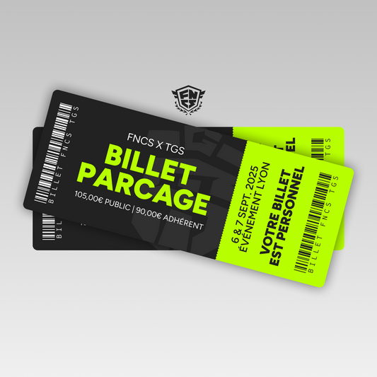 FNCS Global 2025 - Billet 2 Jours (Parcage TGS)